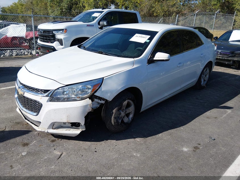 Vin: 1g11c5sa8gf161193, lot: 46707973, chevrolet malibu limited lt 20162
