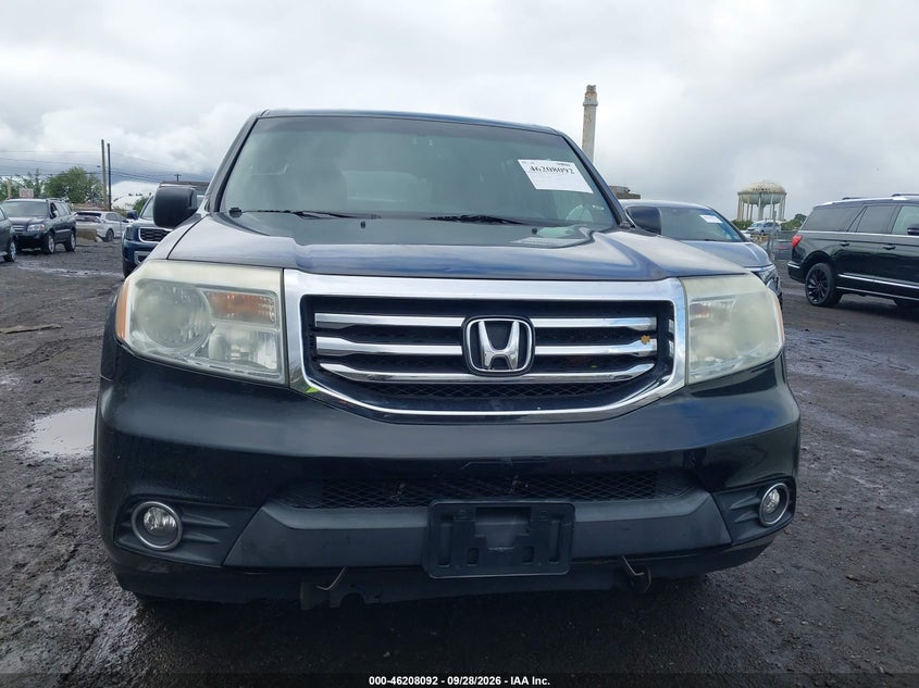 HONDA PILOT 2012 VIN 5FNYF4H58CB024674