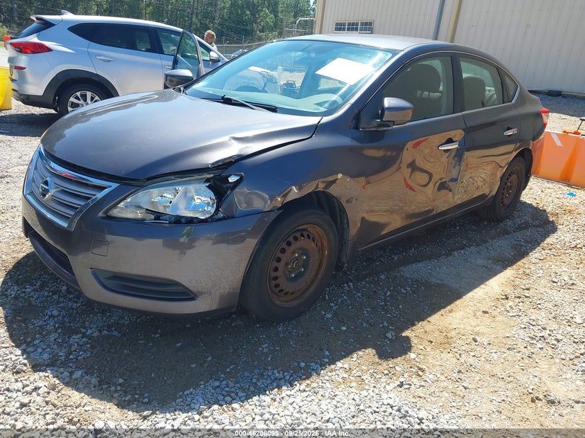 2013 Nissan Sentra, Left Front, IAAI, VIN 3N1AB7AP8DL762460 — photo 2