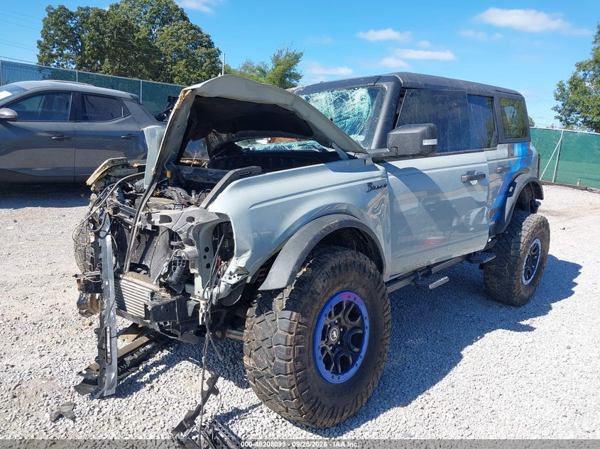 Vin: 1fmee5dp9mla76974, lot: 46708011, ford bronco badlands 20212