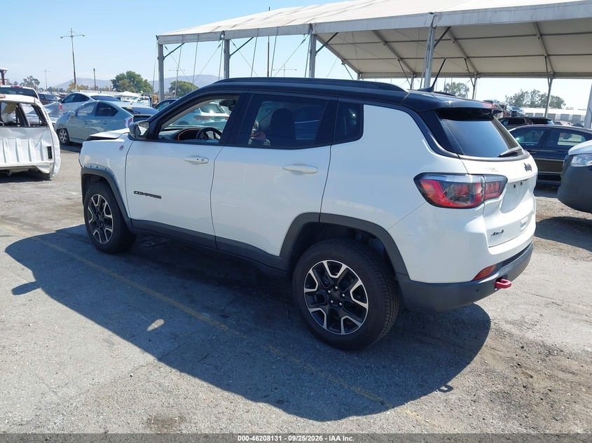 Vin: 3c4njddb6kt790478, lot: 46708043, jeep compass trailhawk 4x4 20193
