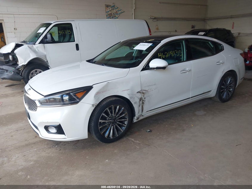 Vin: knalc4j17j5120253, lot: 46708047, kia cadenza premium 20182
