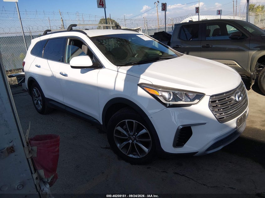 Vin: km8sm4hf9ju260643, lot: 46708063, hyundai santa fe se 2018 img_1