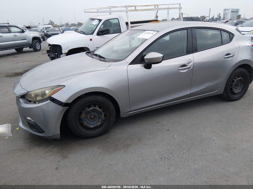 Vin: jm1bm1k75f1244159, lot: 46708068, mazda mazda3 i sport 20152