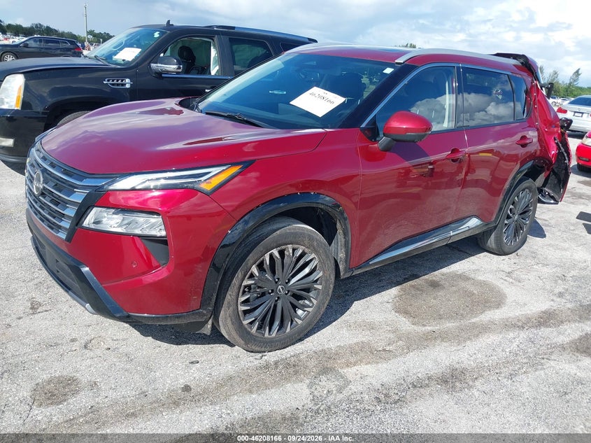 Vin: jn8bt3dc8sw381347, lot: 46708078, nissan rogue platinum fwd 20252