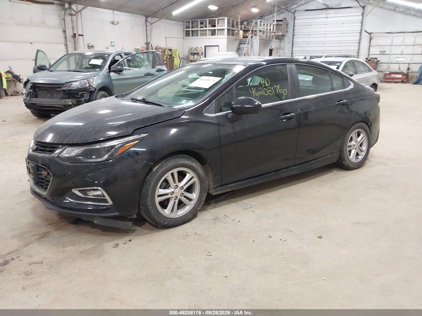 2017 Chevrolet Cruze Lt Manual, Правый зад, IAAI, VIN 1G1BD5SM9H7206164 — фото 2