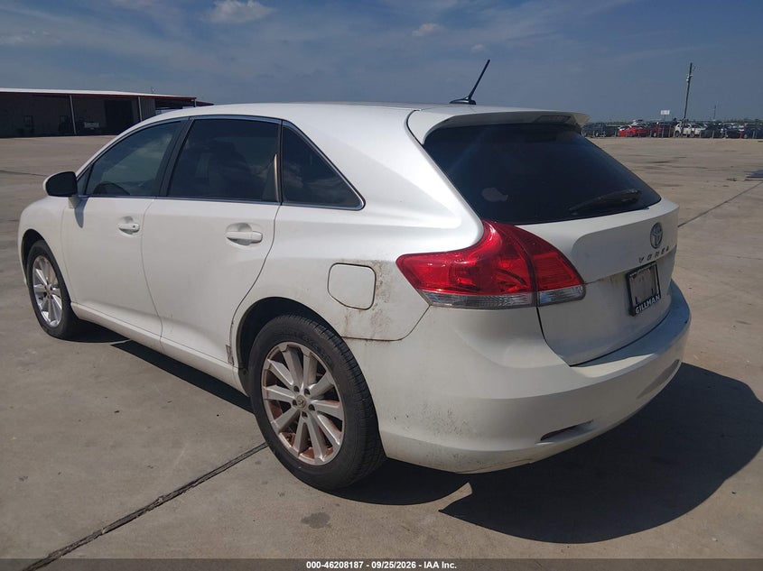 Vin: 4t3za3bb3bu053438, lot: 46708098, toyota venza 20113