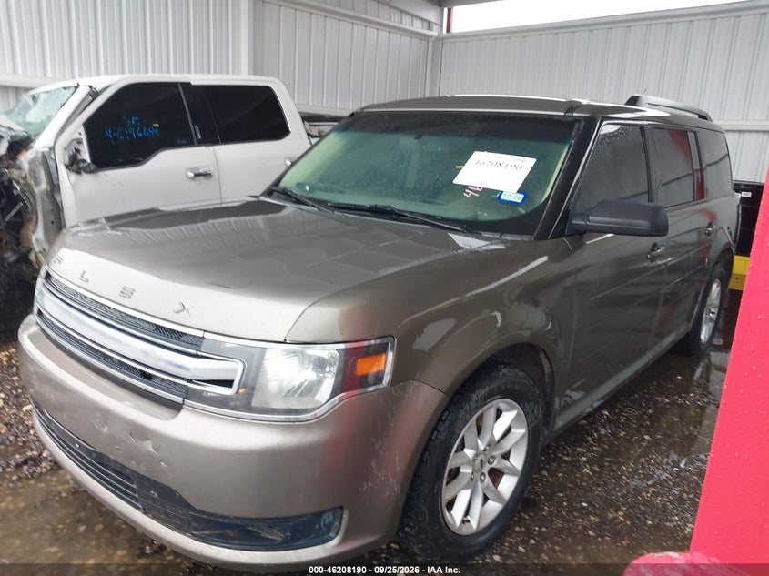 Vin: 2fmgk5b88dbd24774, lot: 46708102, ford flex se 20132