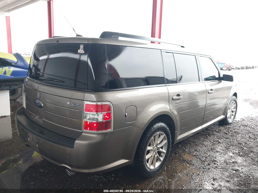 Vin: 2fmgk5b88dbd24774, lot: 46708102, ford flex se 20134