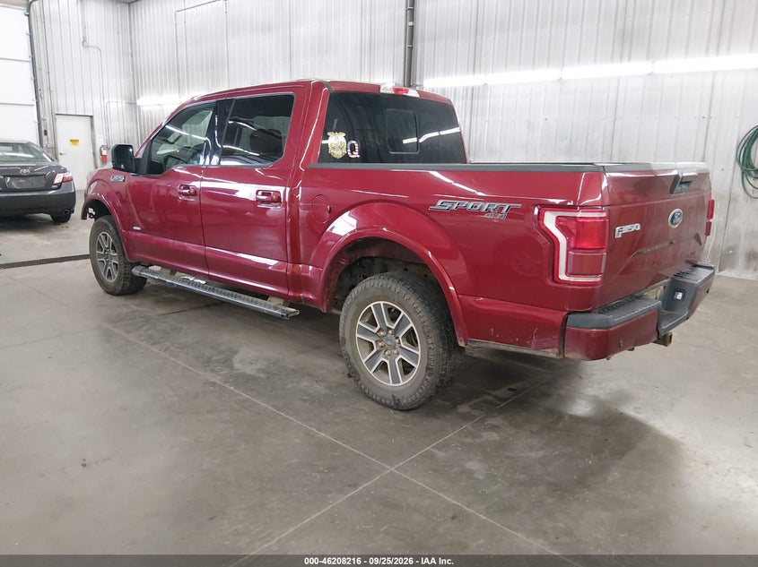 Vin: 1ftew1eg4hkd88902, lot: 46708128, ford f-150 xlt 20173