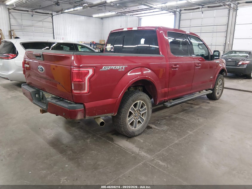 Vin: 1ftew1eg4hkd88902, lot: 46708128, ford f-150 xlt 20174