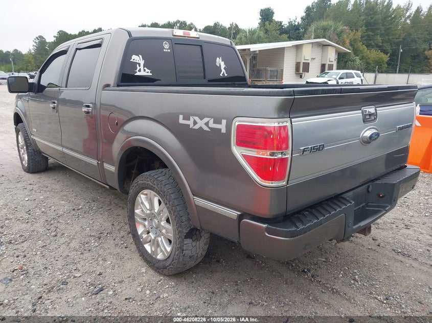 Vin: 1ftfw1et3dfa10008, lot: 46708138, ford f-150 platinum 20133