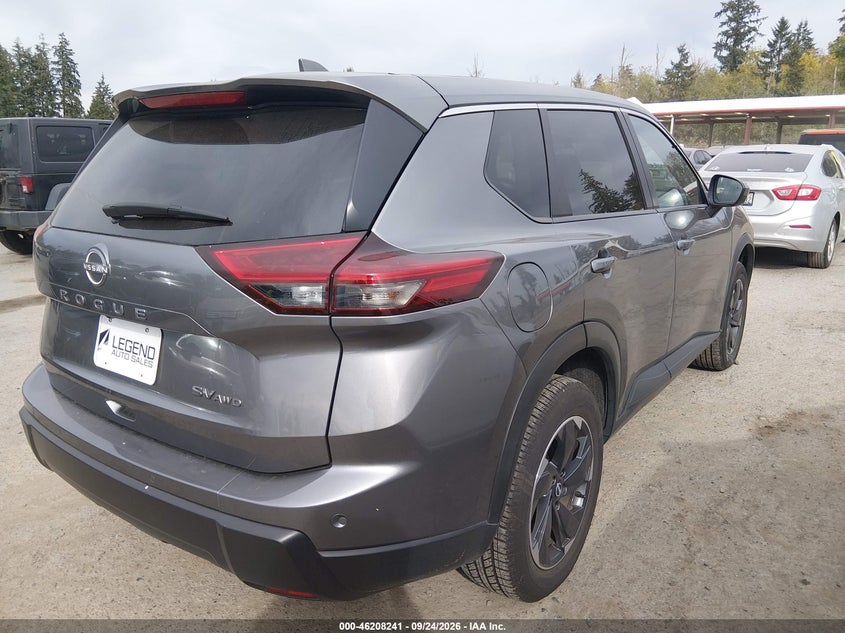 Vin: jn8bt3bbxrw423747, lot: 46708153, nissan rogue sv intelligent awd 20244