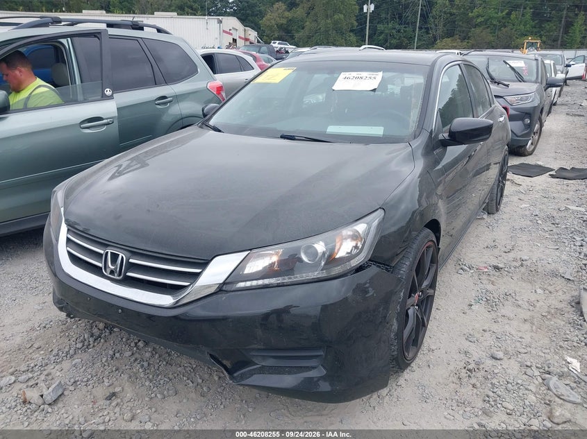 Vin: 1hgcr2f36ea078012, lot: 46708167, honda accord lx 20142