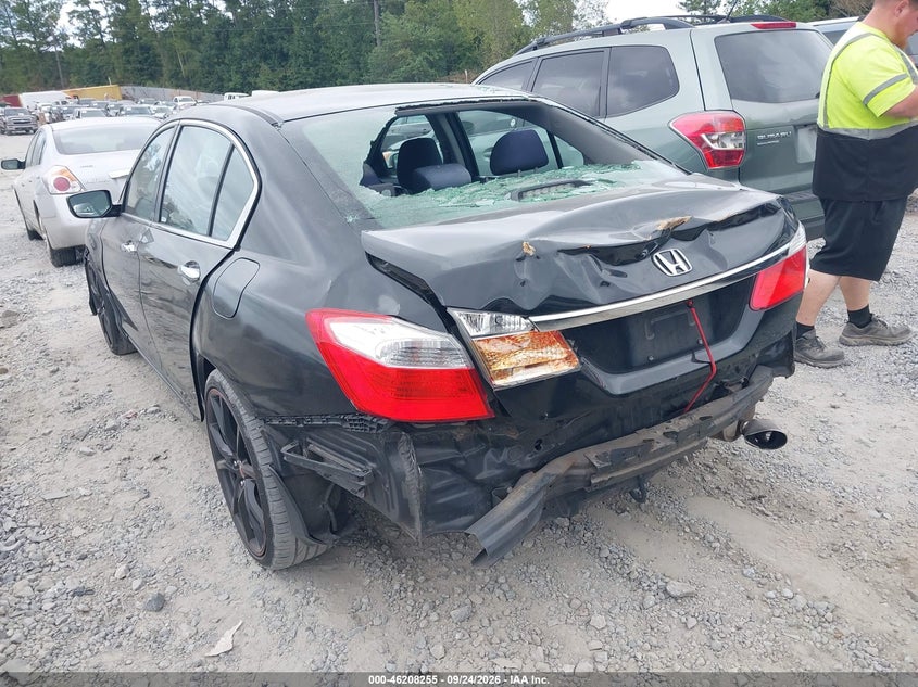Vin: 1hgcr2f36ea078012, lot: 46708167, honda accord lx 20143