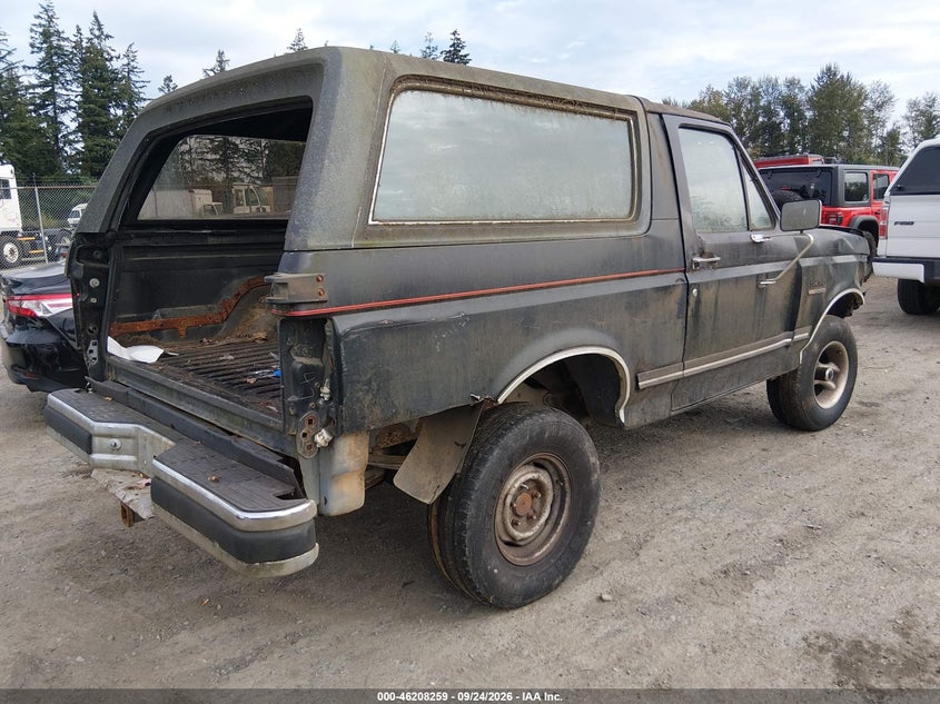 FORD BRONCO 1990 VIN 1FMEU15H8LLA83576
