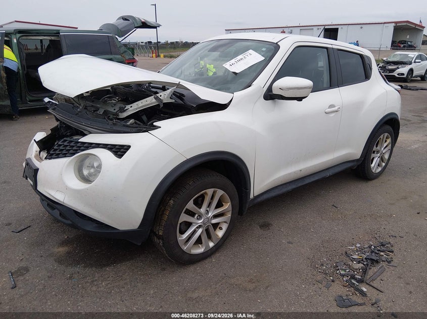 Vin: jn8af5mv6ft551468, lot: 46708185, nissan juke sv 20152