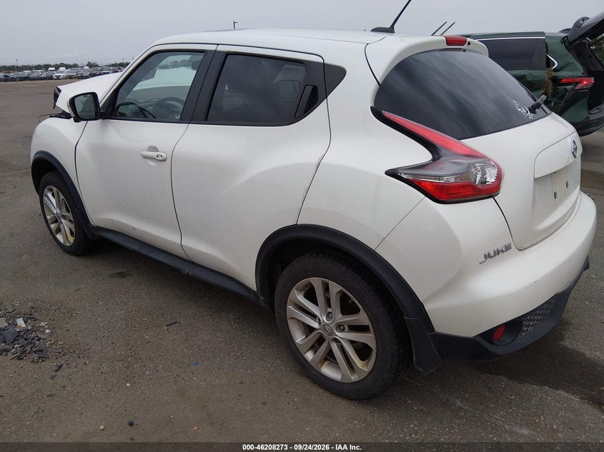 Vin: jn8af5mv6ft551468, lot: 46708185, nissan juke sv 20153