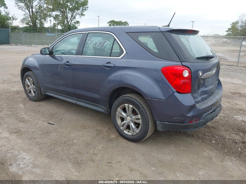 Vin: 2gnalaek2e6335214, lot: 46708187, chevrolet equinox ls 20143