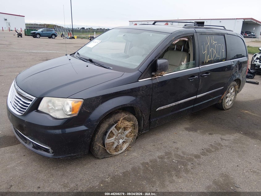 Vin: 2c4rc1bg1dr594852, lot: 46708191, chrysler town & country touring 20132