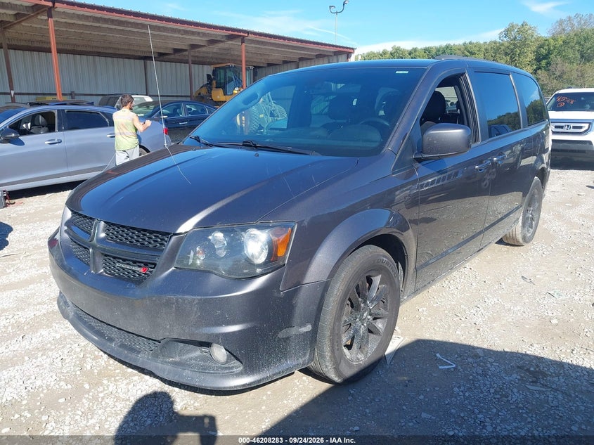 Vin: 2c4rdgeg8kr717281, lot: 46708195, dodge grand caravan gt 20192