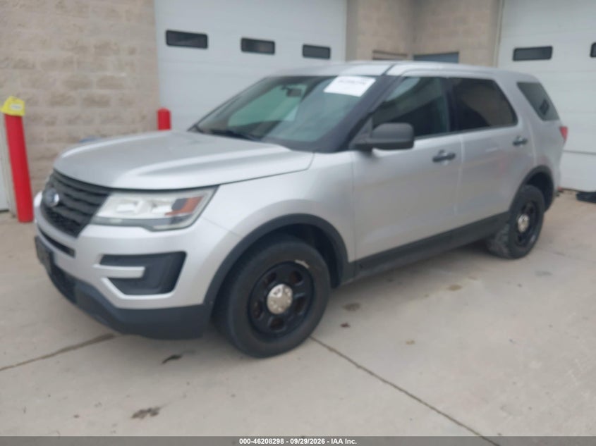 Vin: 1fm5k8ar2gga71967, lot: 46708209, ford police interceptor 20162