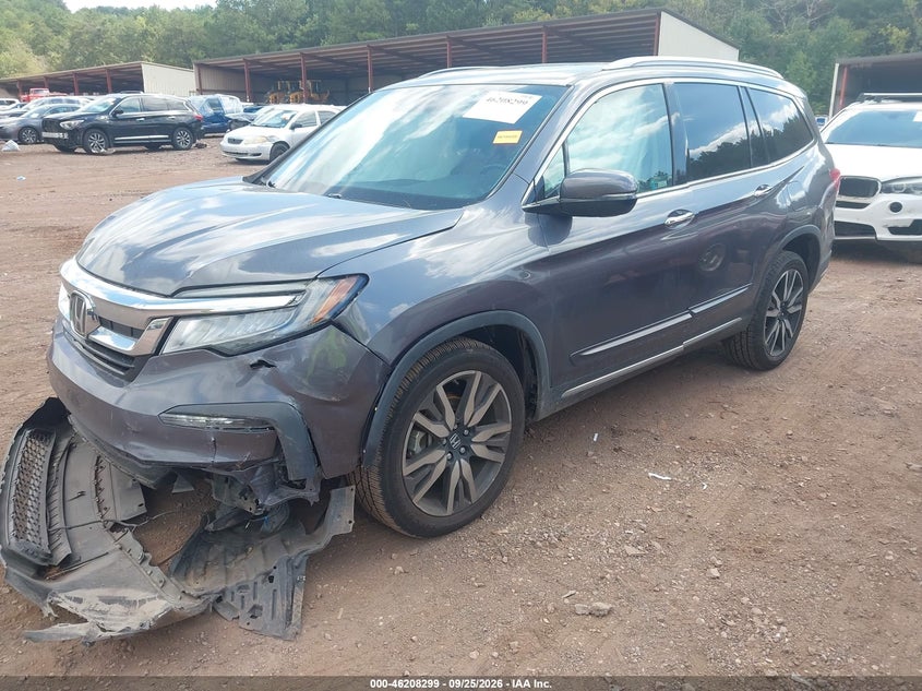 2019 Honda Pilot, Front End, IAAI, VIN 5FNYF6H00KB085385 — photo 2