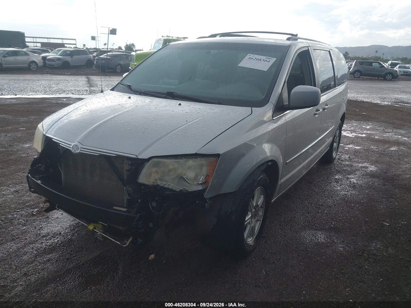 Vin: 2a4rr5d12ar414069, lot: 46708216, chrysler town & country touring 20102