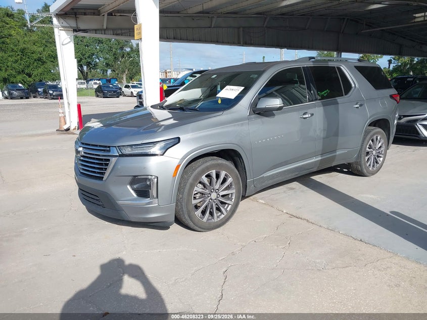 Vin: 1gnevkkw7pj248116, lot: 46708236, chevrolet traverse awd premier 20232