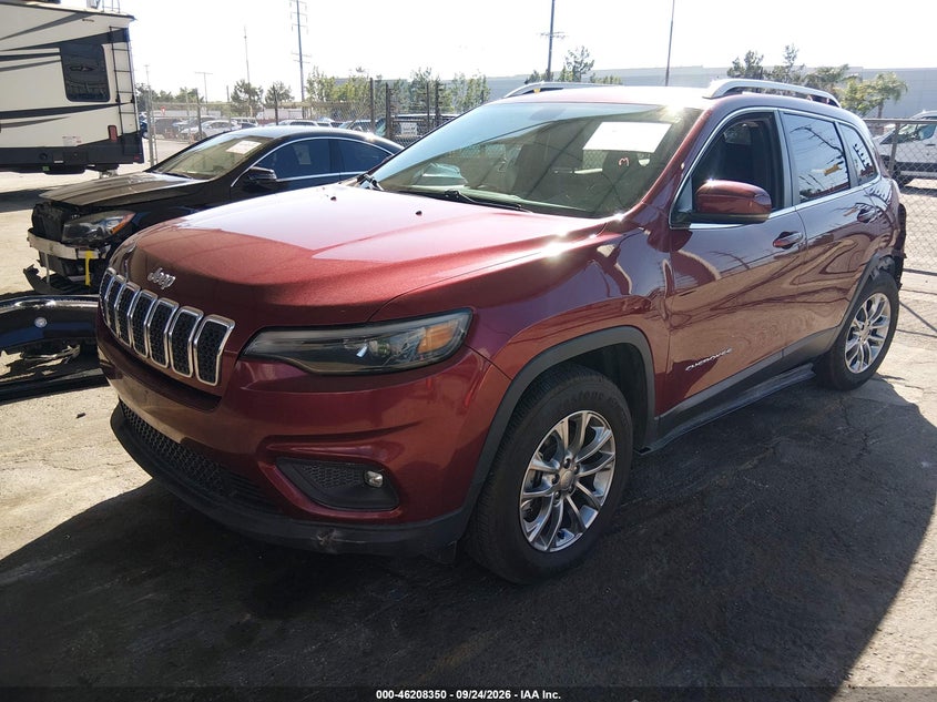 Vin: 1c4pjmlxxkd236100, lot: 46708262, jeep cherokee latitude plus 4x4 20192