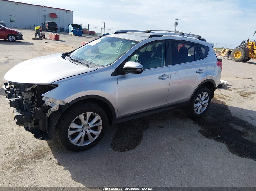 Vin: 2t3dfrev7fw269061, lot: 46708266, toyota rav4 limited 20152