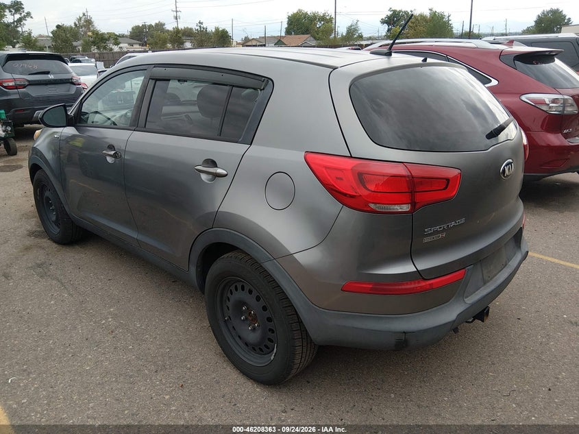 Vin: kndpbcac5g7878527, lot: 46708275, kia sportage lx 20163