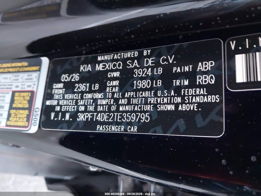 2026 KIA K4 LXS · Photo 9