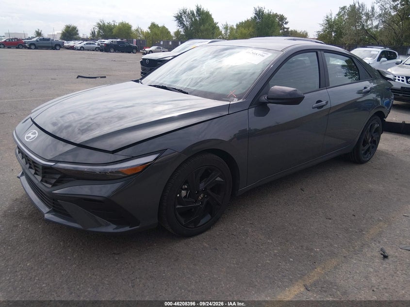 Vin: kmhlm4dg1tu234723, lot: 46708308, hyundai elantra sel sport 20262