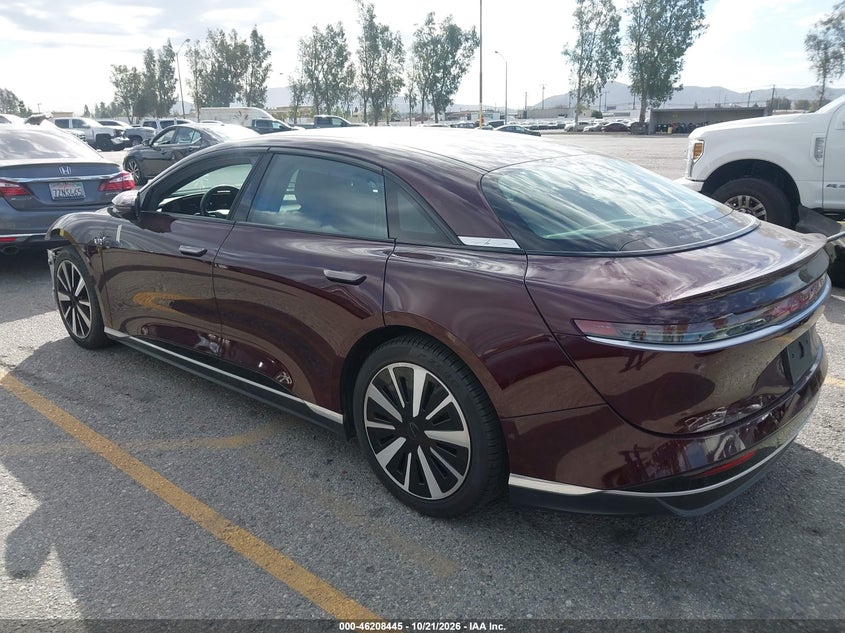 Vin: 50ea1tea9ra003079, lot: 46708357, lucid air touring 20243