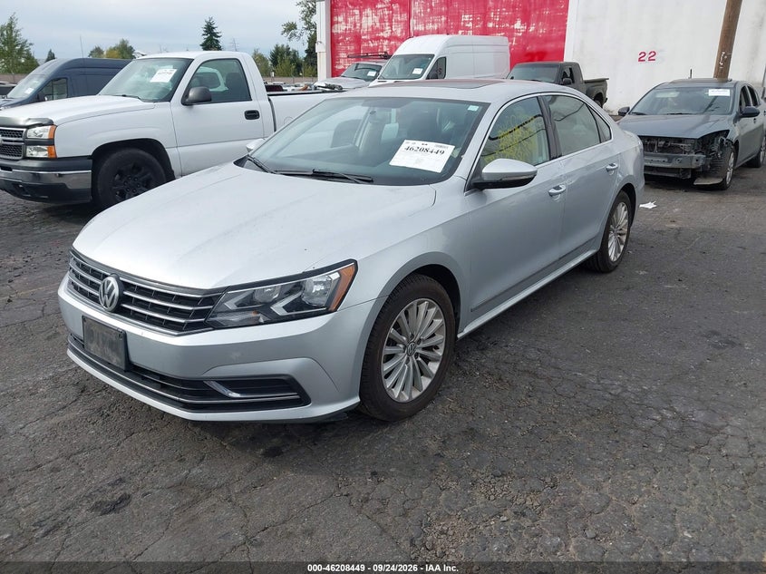 Vin: 1vwbt7a3xhc004372, lot: 46708361, volkswagen passat 1.8t se 20172
