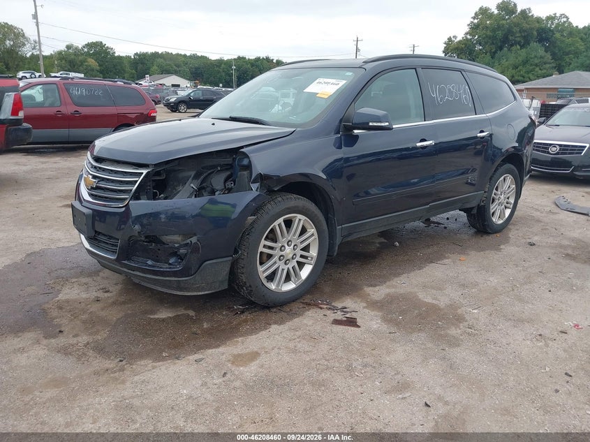 Vin: 1gnkrgkdxfj314904, lot: 46708372, chevrolet traverse 1lt 20152