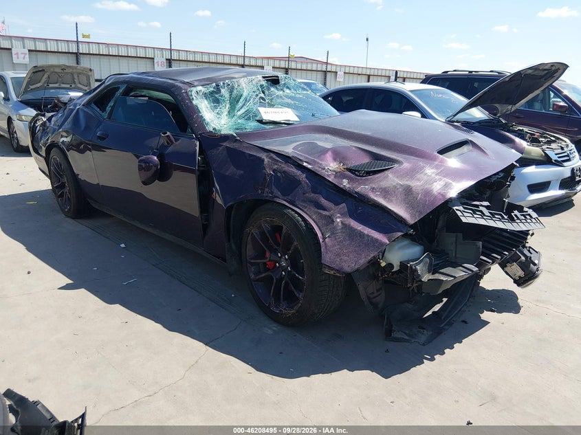 Vin: 2c3cdzfj0lh184351, lot: 46708407, dodge challenger r/t scat pack 20201