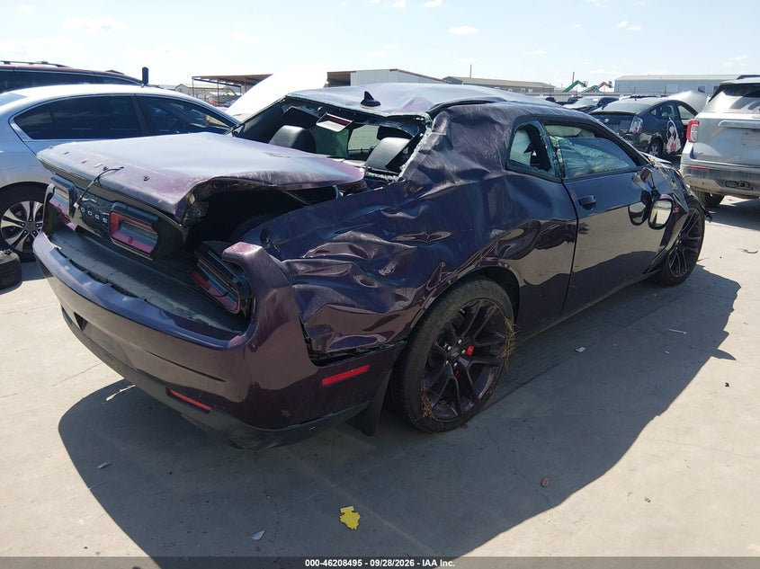 Vin: 2c3cdzfj0lh184351, lot: 46708407, dodge challenger r/t scat pack 20204