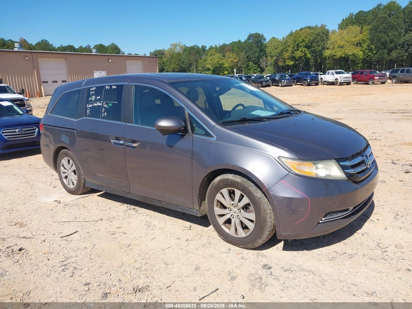 2015 Honda Odyssey Ex-L, Левый бок, IAAI, VIN 5FNRL5H6XFB014079