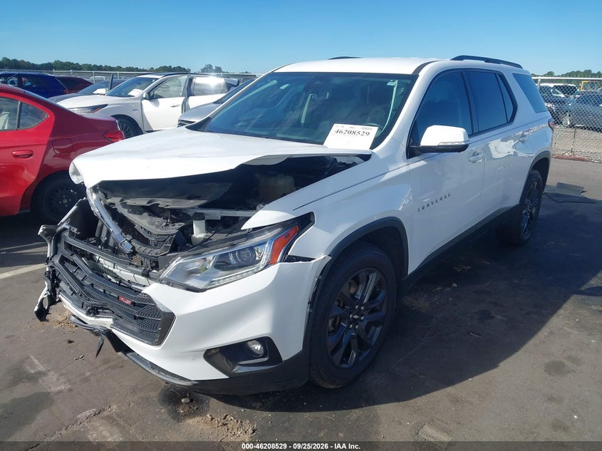 Vin: 1gnevjkw0lj124872, lot: 46708441, chevrolet traverse awd rs 20202