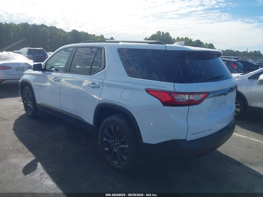 Vin: 1gnevjkw0lj124872, lot: 46708441, chevrolet traverse awd rs 20203