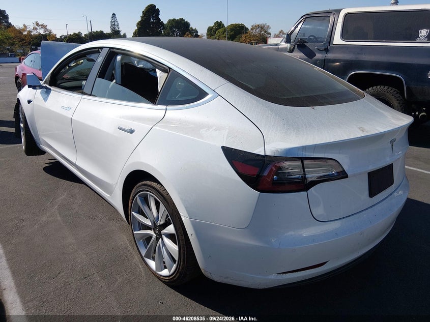 Vin: 5yj3e1ea8kf417649, lot: 46708447, tesla model 3 long range/mid range/standard range/standard range plus 20193