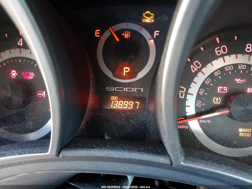 SCION TC 2012 VIN JTKJF5C72C3025051