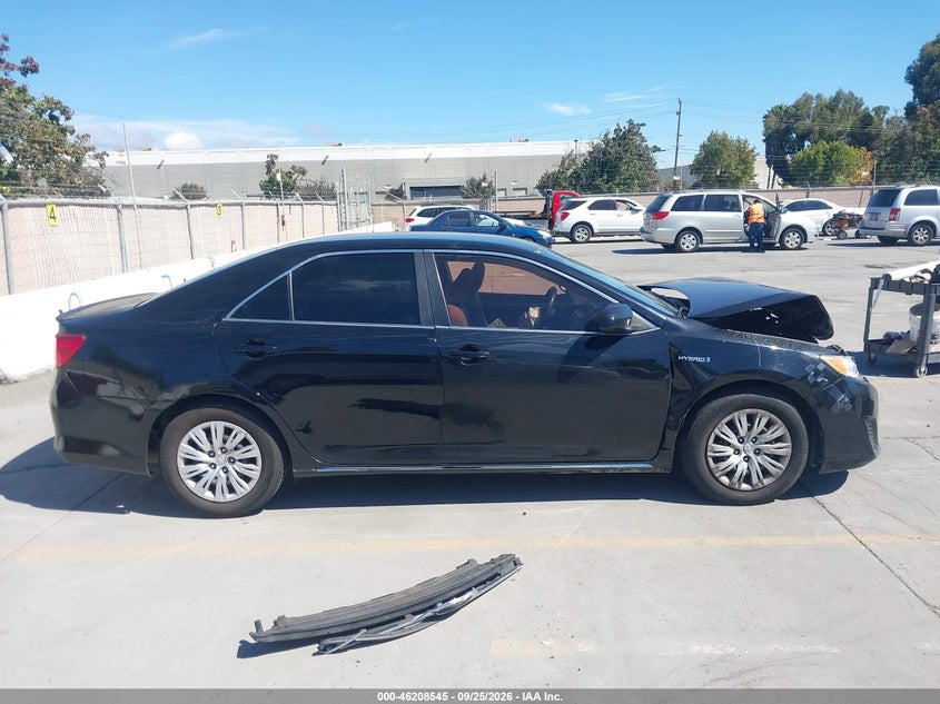 TOYOTA CAMRY HYBRID 2014 VIN 4T1BD1FK6EU136611