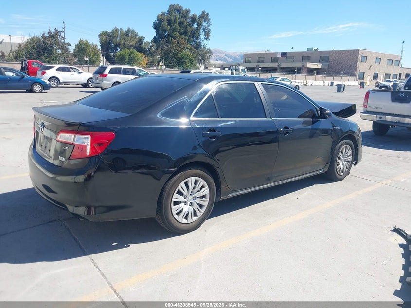 TOYOTA CAMRY HYBRID 2014 VIN 4T1BD1FK6EU136611