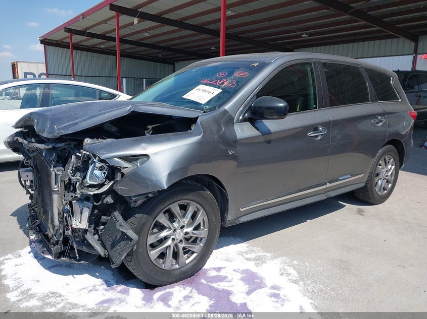2015 Infiniti Qx60, Удар спереди, IAAI, VIN 5N1AL0MN6FC544233 — фото 2