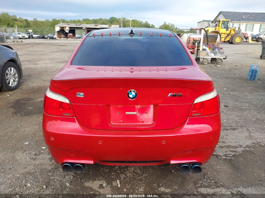 BMW M5 2008 VIN WBSNB93588CX10780