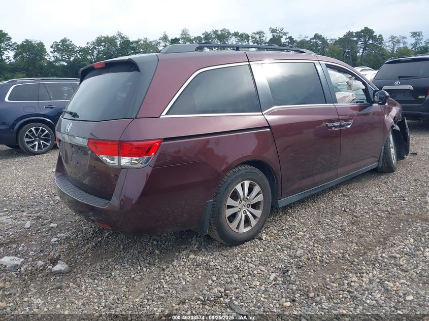 Vin: 5fnrl5h6xfb101853, lot: 46708486, honda odyssey ex-l 20154