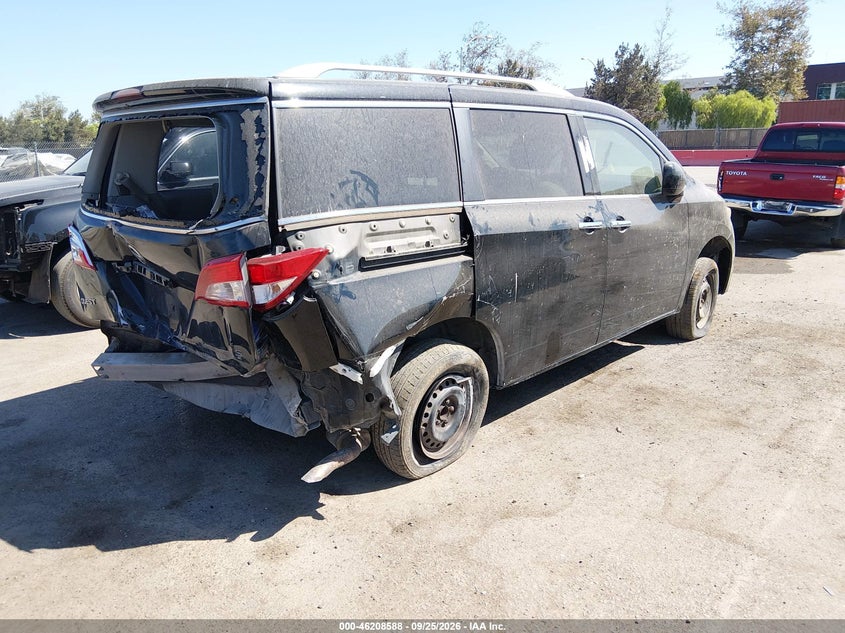 Vin: jn8ae2kp6c9039868, lot: 46708500, nissan quest s 20124